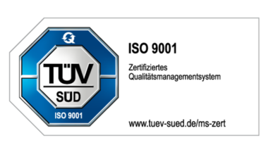 ISO-9001-Zertifizierung - Zertifiziertes Qualitätsmanagementsystem