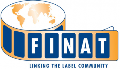 Das Logo von FINAT auf der Schlegel Etiketten Webseite