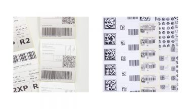 Barcodeetiketten als QR-Code Etiketten und Datamatrixcodes